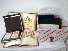 Stamps - 7 albums and a quantity of loose sheets of British Empire and Commonwealth stamps