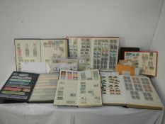 Stamps - A collection of stamps including mint GB block sets, albums, QEII,