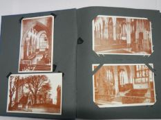 Postcards - 2 albums of modern postcards including Disney, Thunderbirds, Film,