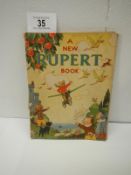 1945 A New Rupert Book (inscription,