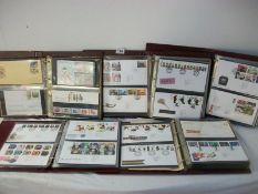 Stamps - 5 albums of first day covers and mint stamps etc