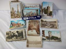 Postcards - A tray of old postcards