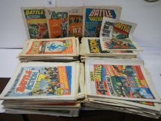 A large collection (approx 150) Battle Action Comics from mid-lates 1970s