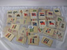 Over 100 silk Kensitas cigarette flags