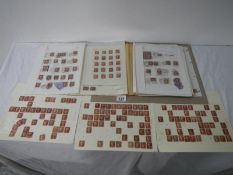 Stamps - Over 500 Victorian British Penny Red stamps