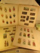 A mixed lot of early 20th century cigarette cards including Wills,