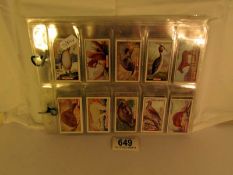 A set of Gallaher 'Animals and Birds of Commercial Value' cigarette cards