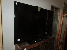 A large screen Polaroid television