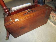 A mahogany tool box