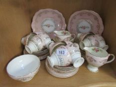 42 pieces of Coronet tea ware