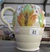 A large Clarice Cliff jug,