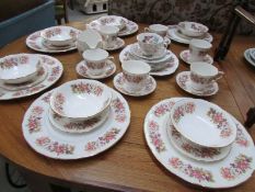 33 pieces of Colclough bone china teaware, pattern No.