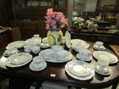 Approximately 45 pieces of Royal Albert Silver Maple tea and dinner ware