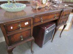 A Victorian mahogany desk