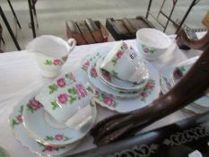 A 21 piece Colclough tea set