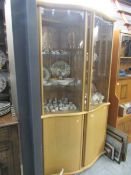 A good quality modern display cabinet