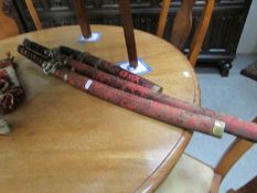 A set of 3 decorative Samaroi swords