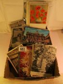 A mixed lot of post cards