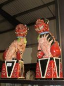 A large pair of Chinese Dogs of Fo