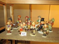 12 Goebel figurines