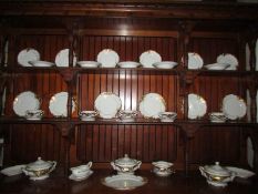 Approximately 35 pieces of Polish porcelain table ware