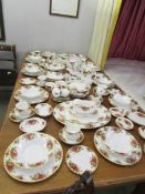 In excess of 100 pieces of Royal Albert Old Country Roses