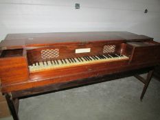 A Victorian spinet by Broadwood