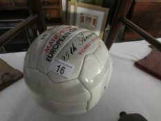 A Manchester United 1968 anniversary football