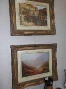 A pair of framed and glazed pictures