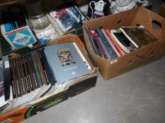 2 large boxes of auction catalogues