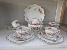 A 15 piece china tea set