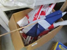 A box of flags