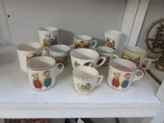 A quantity of children's and commemorative china