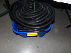 A large box of plastic piping