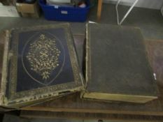 2 19th century family Bibles,