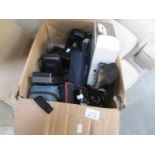 A large quantity of camera's including Canon