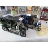 2 replica Carette tin plate vehicles by Jan Blenken of Nuremberg begin 2 limousines