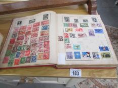 An album of stamps