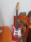 A Vox Dominator six string guitar (barn find)