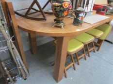 A superb quality modern dining table