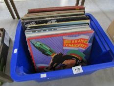 A quantity of LP records including Bram, Tchaikovsky, The Police, Tom Jones,