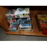 A quantity of model kits including Airfix,