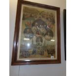 A King Edward VII collage print