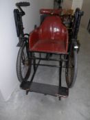 A Victorian invalid carriage