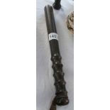 A rosewood truncheon