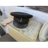 A military cap in original box