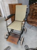 A vintage 'Allwyn' wheel chair