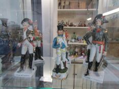 6 French soldier figures