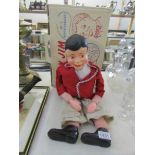 A boxed Jolly Jim ventriloquist doll