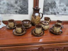 A Skegness pottery coffee set